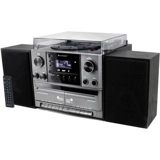 soundmaster  Centro musicale stereo MCD5600 con radio DAB+/FM, CD/MP3, giradischi, doppia cassetta, USB, Bluetooth 