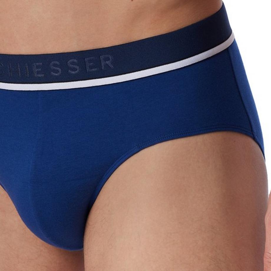 Schiesser Confezione da 6 Slip Rio in Cotone Biologico  