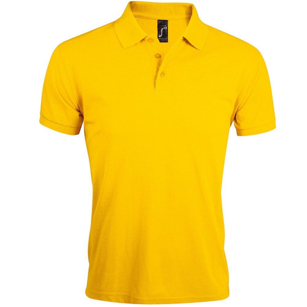 Image of Prime Pique Poloshirt, Kurzarm Herren Gold 3XL