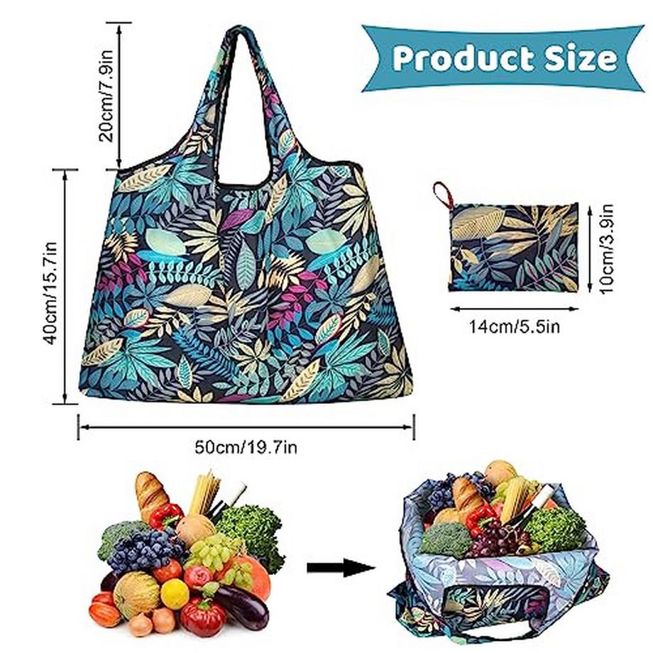 Only-bags.store Faltbare Wiederverwendbare Einkaufstasche  