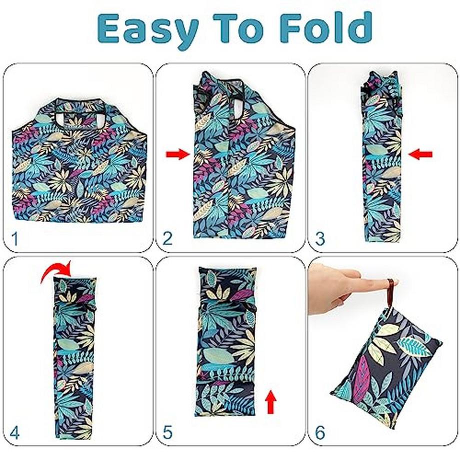 Only-bags.store Faltbare Wiederverwendbare Einkaufstasche  