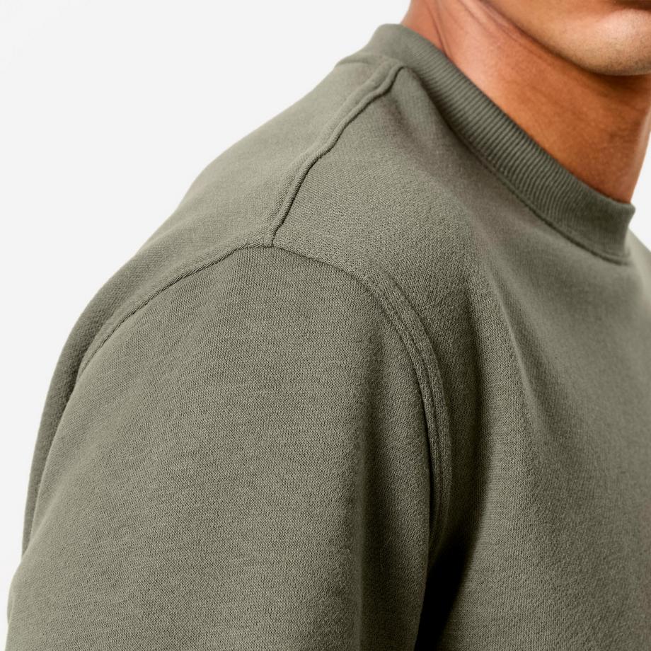 DOMYOS BASIC - Felpa uomo calda tessuto cotone  