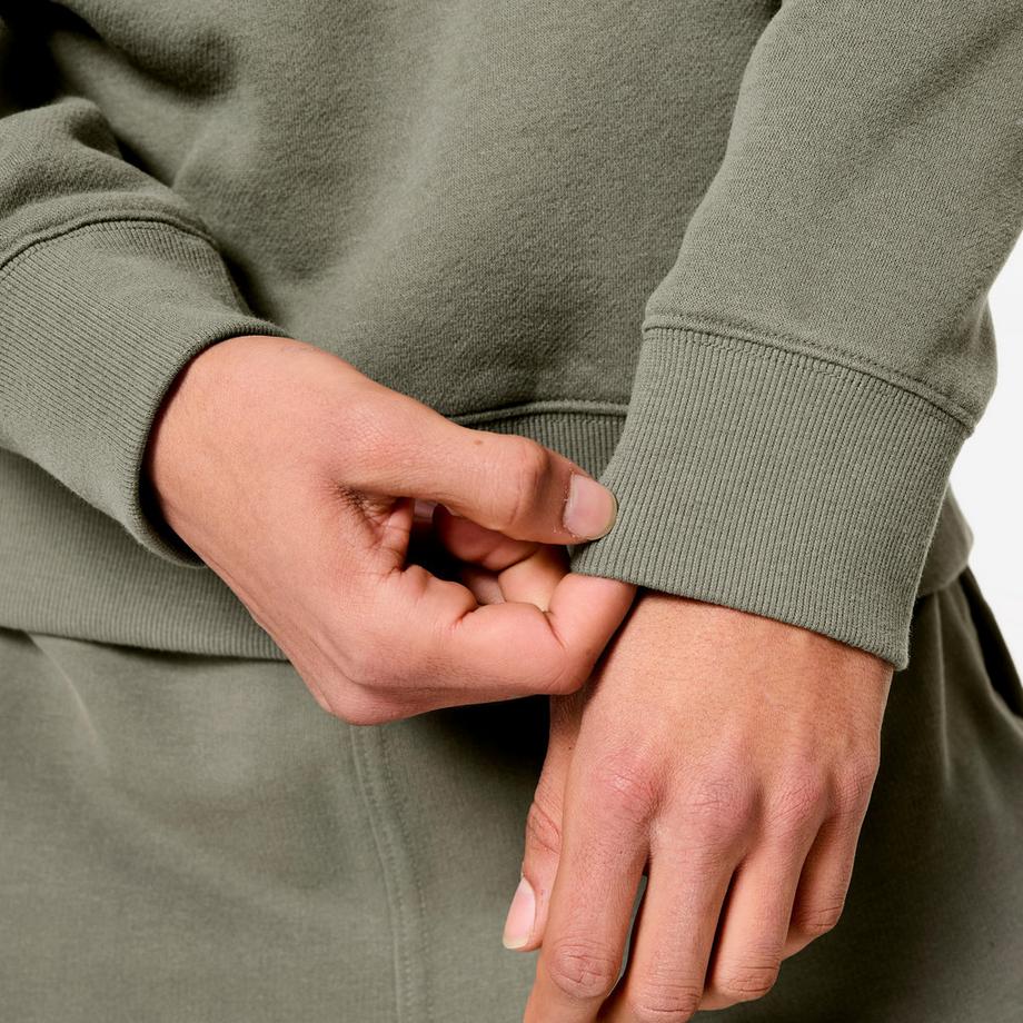 DOMYOS BASIC - Felpa uomo calda tessuto cotone  