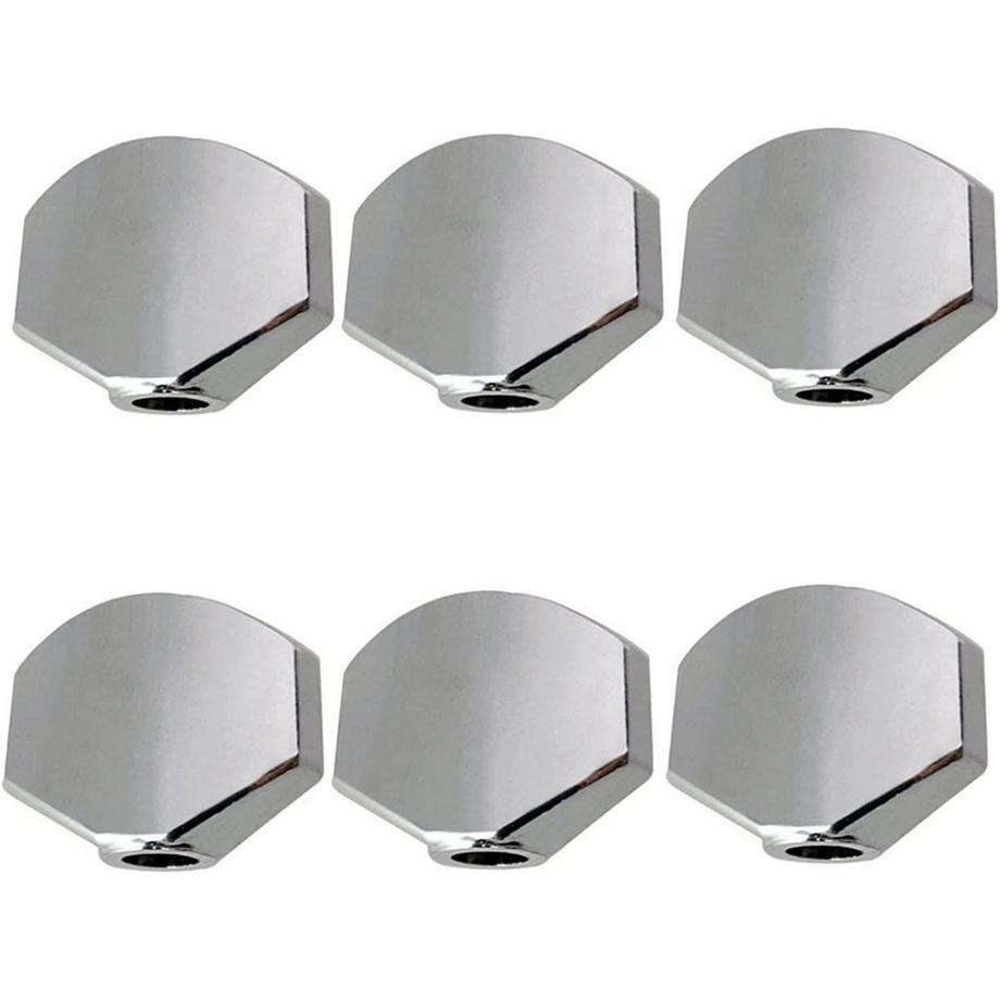 eStore  Stimmschrauben für Gitarre - 6er-Pack - Silber 