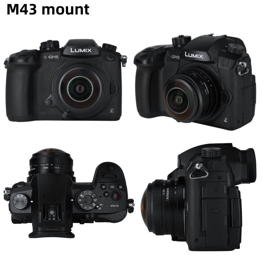 7ARTISANS  Festbrennweite Fisheye – MFT 