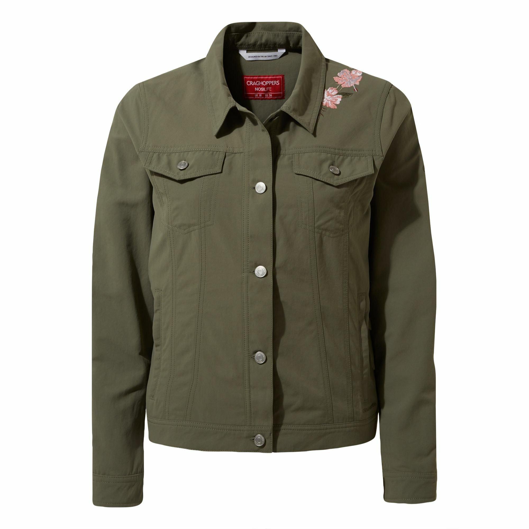 Image of Nosilife Jacke Juliana Mit Knopfverschluss Damen Pastellgrün 34