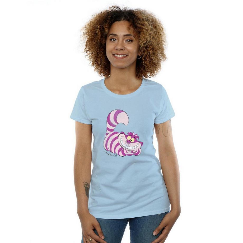 Alice in Wonderland T-shirt Imprimé Graphique Cheshire Cat  