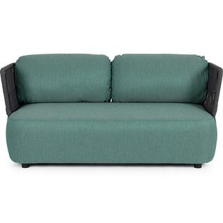 mutoni Gartensofa Palmer 2-Sitzer jadegrün  