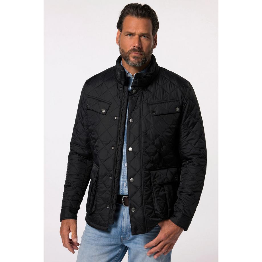 JP1880 Veste Matelassée Col Montant Nombreuses Poches  