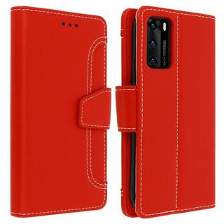 Avizar  Custodia a portafoglio Huawei P40 rosso 