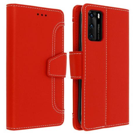 Avizar  Custodia a portafoglio Huawei P40 rosso 