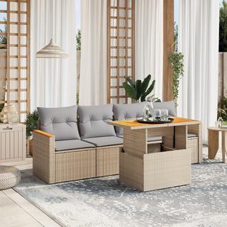 VidaXL Garten sofagarnitur poly-rattan  