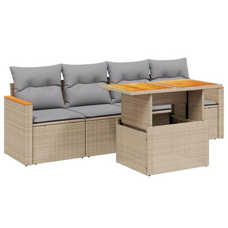 VidaXL Garten sofagarnitur poly-rattan  