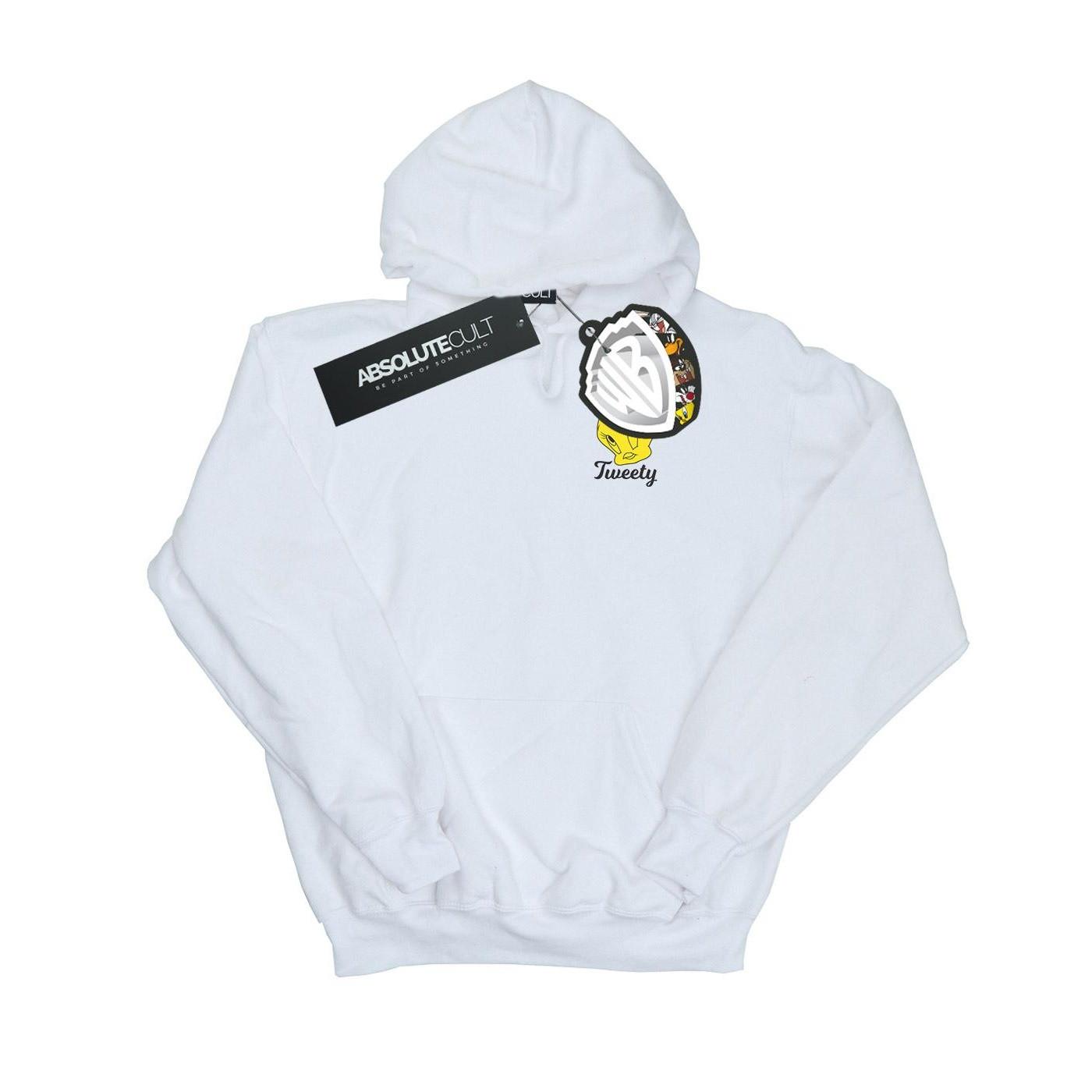 Image of Tweety Pie Head Kapuzenpullover Unisex Weiss 116