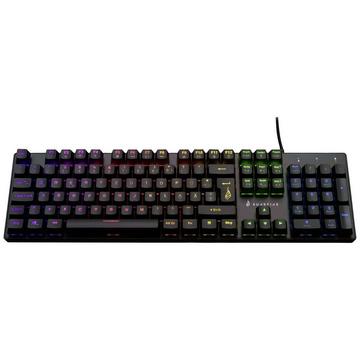 SureFire Mechanische Multimedia-RGB-Gaming-Tastatur, Deutsch