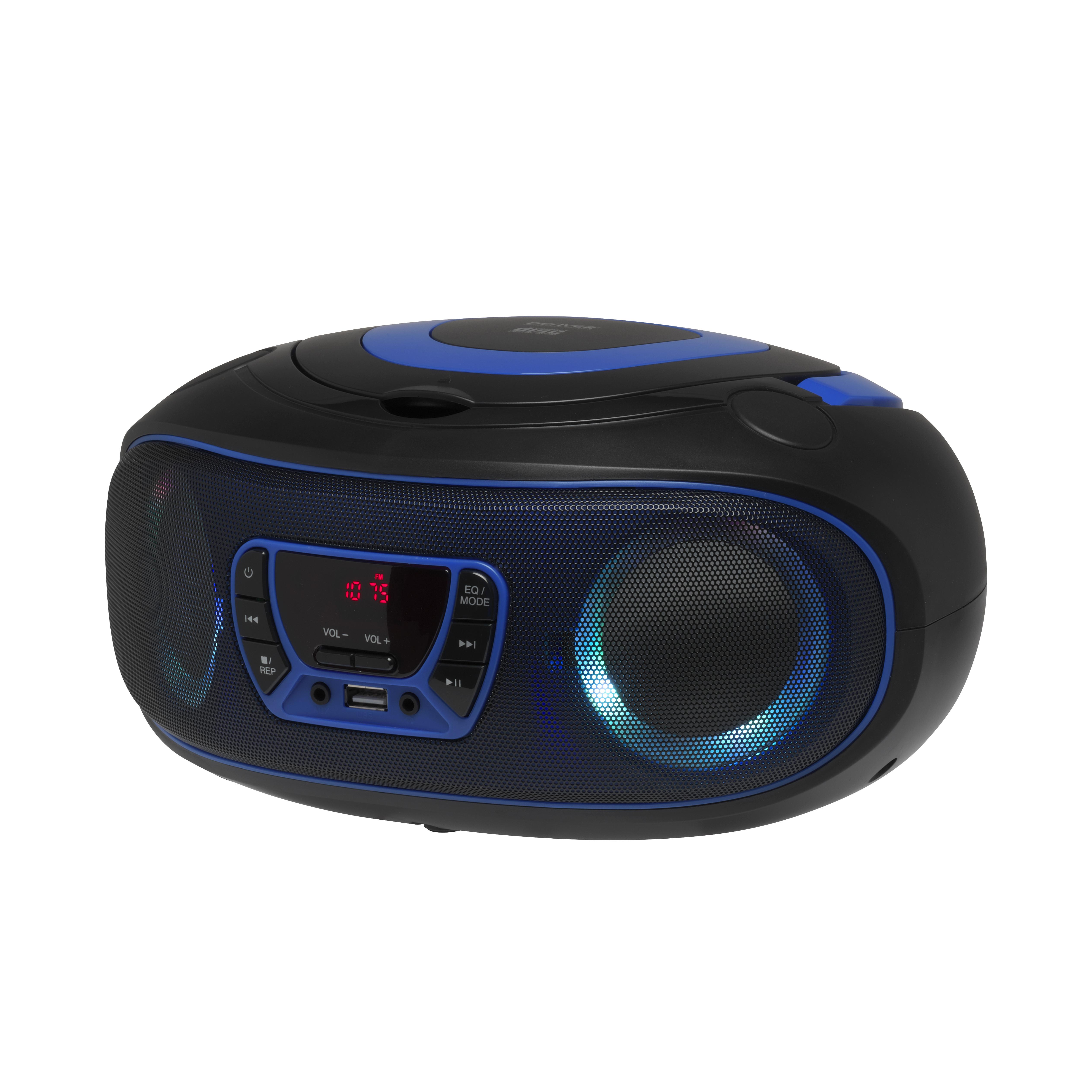 DENVER  TCL-212BT Blue Radio mit CD.Player 