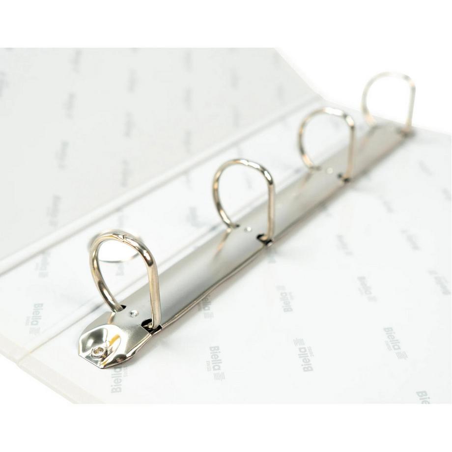 Biella BIELLA Zeigebuch Dinor-Quatro 4cm 126444.01 weiss, 4-Ring A4  