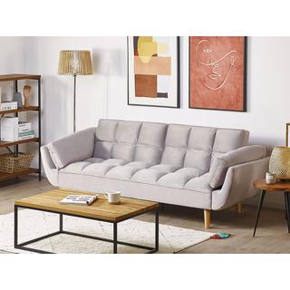 Beliani Schlafsofa aus Samtstoff Retro ASBY  