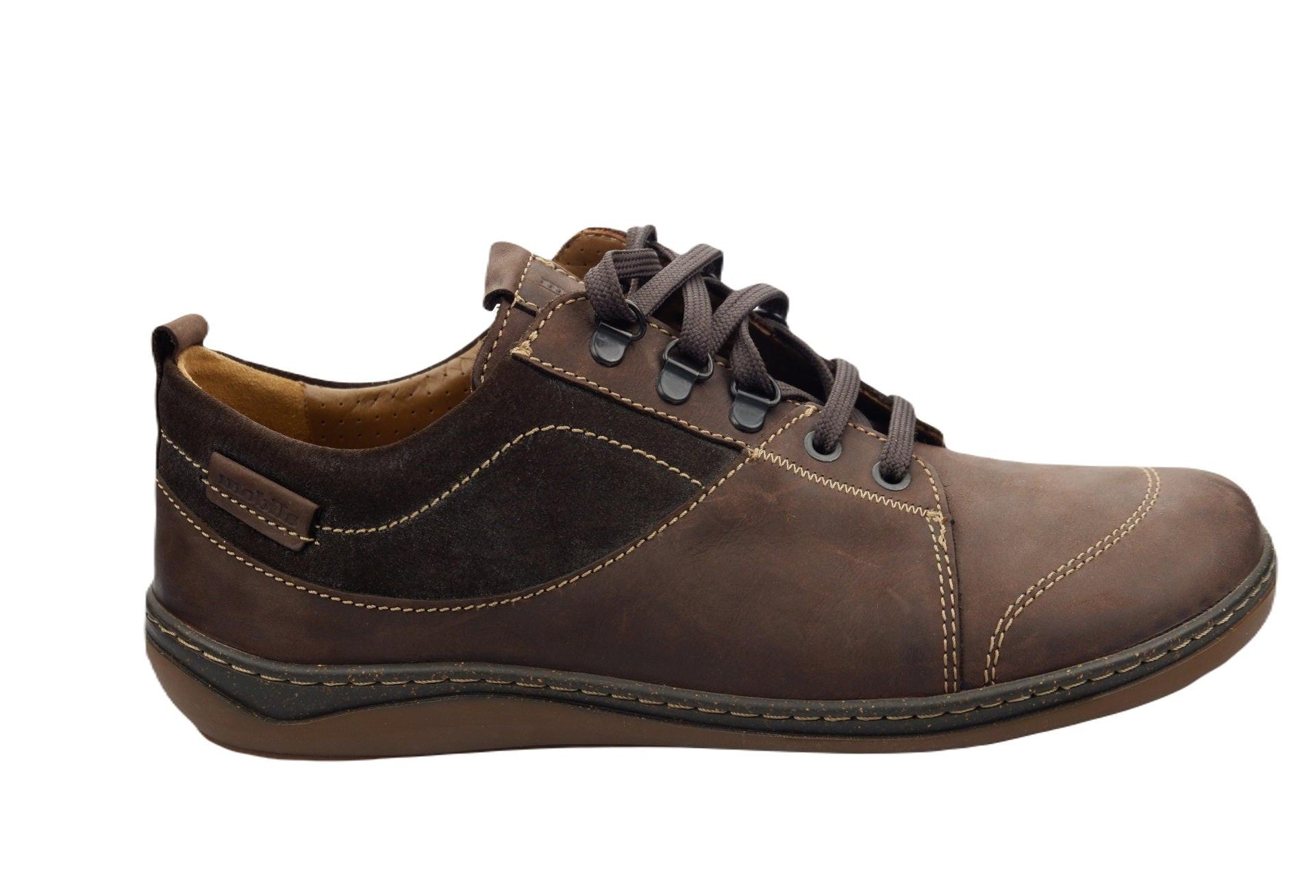 Image of Racer - Nubuk Schnürschuh Herren Braun 42.5