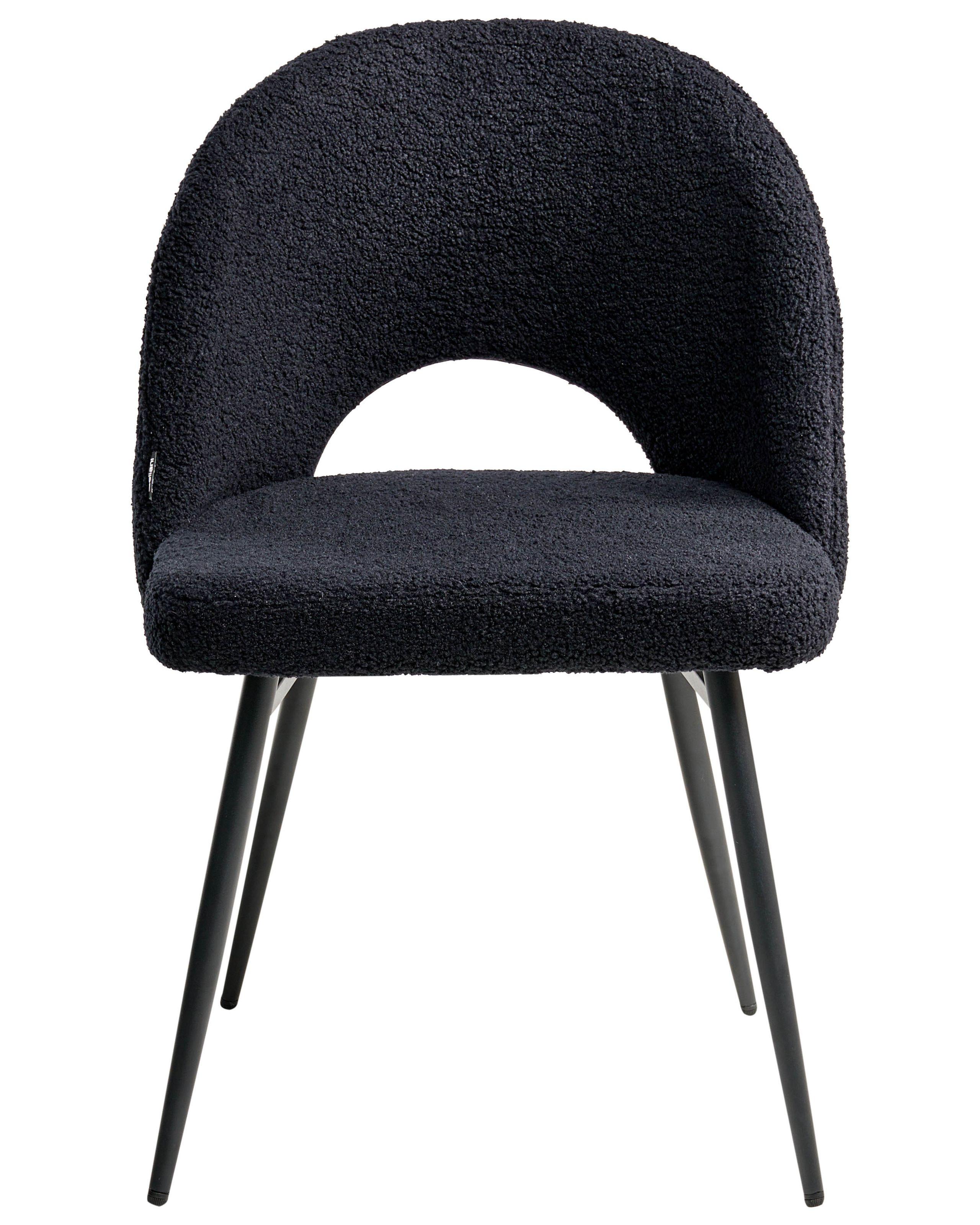 Beliani Set di 2 sedie da pranzo en Bouclé Glamour ONAGA  