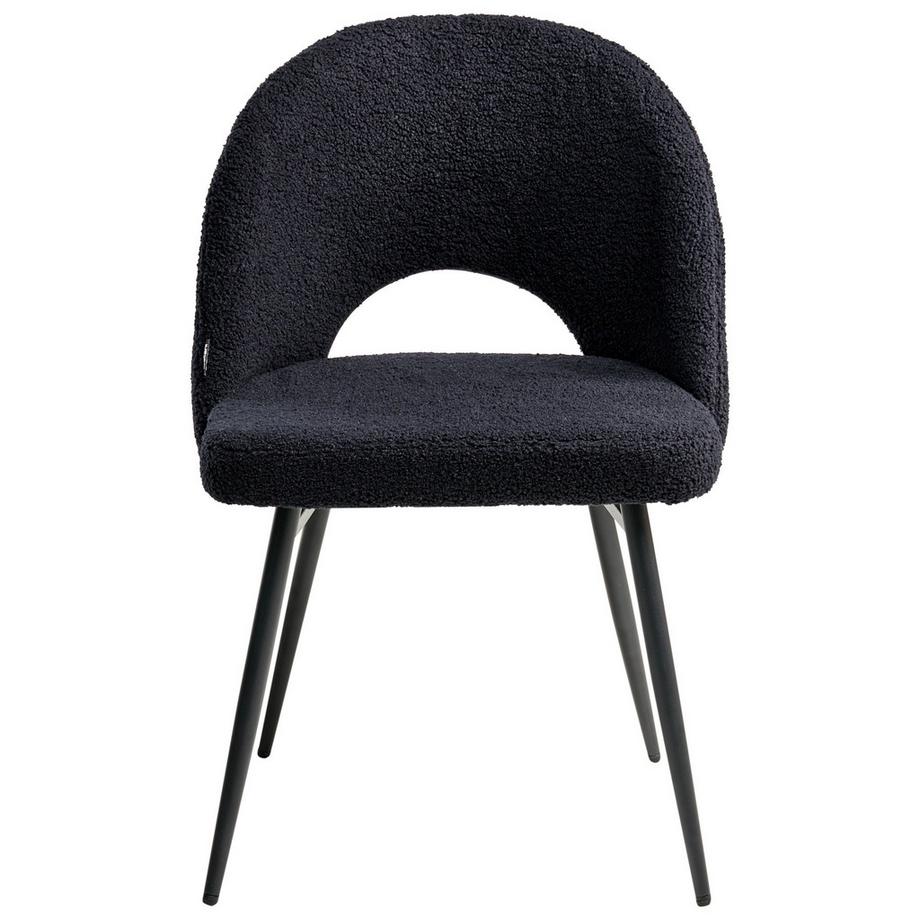 Beliani Set di 2 sedie da pranzo en Bouclé Glamour ONAGA  