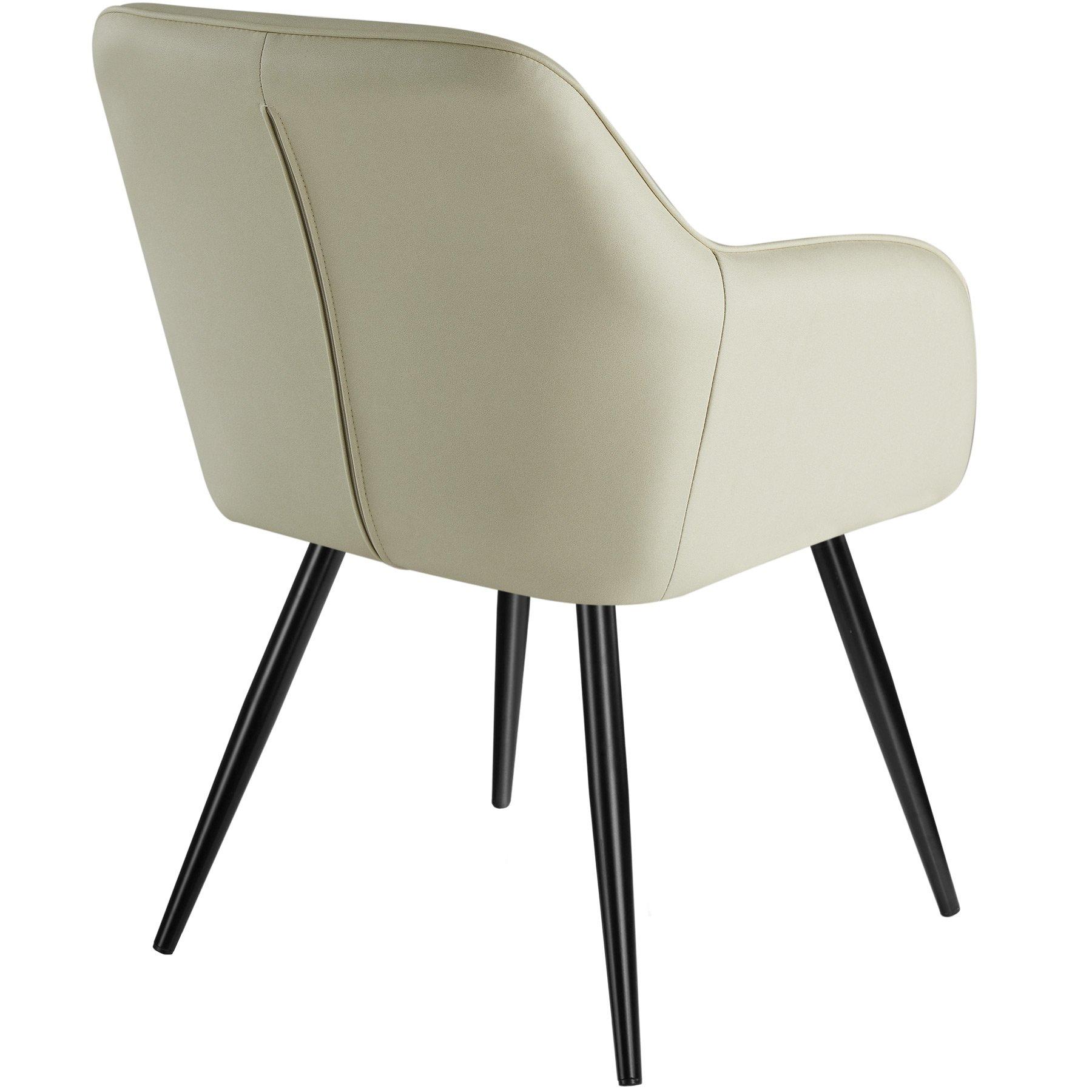 Tectake 8 Chaises Marilyn tissu  