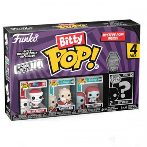 Funko  Funko Bitty POP! 4 Pack Nightmare Before Xmas: Santa Jack 