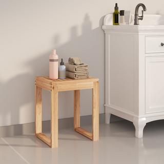 VidaXL Tabouret de salle de bain bois  