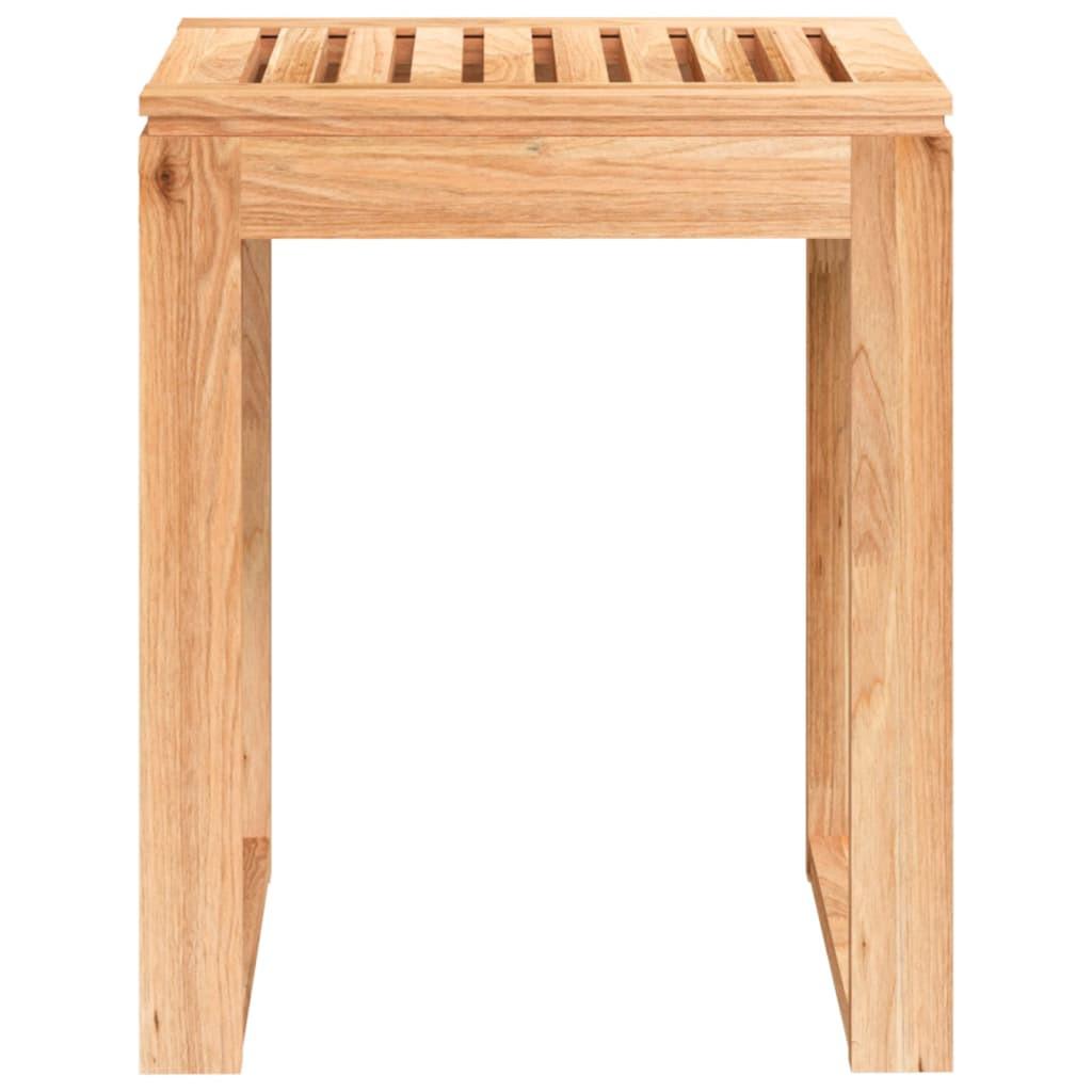 VidaXL Tabouret de salle de bain bois  