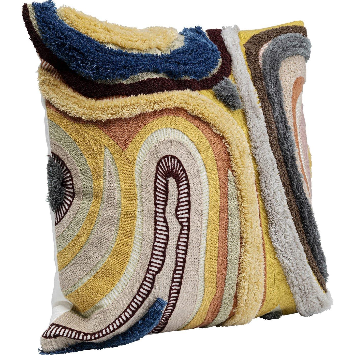 KARE Design Coussin Lava brun 45x45  