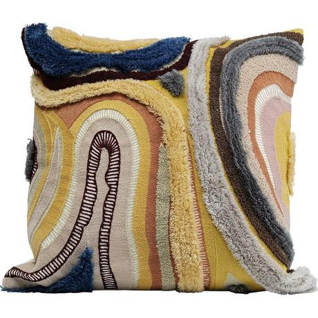 KARE Design Coussin Lava brun 45x45  