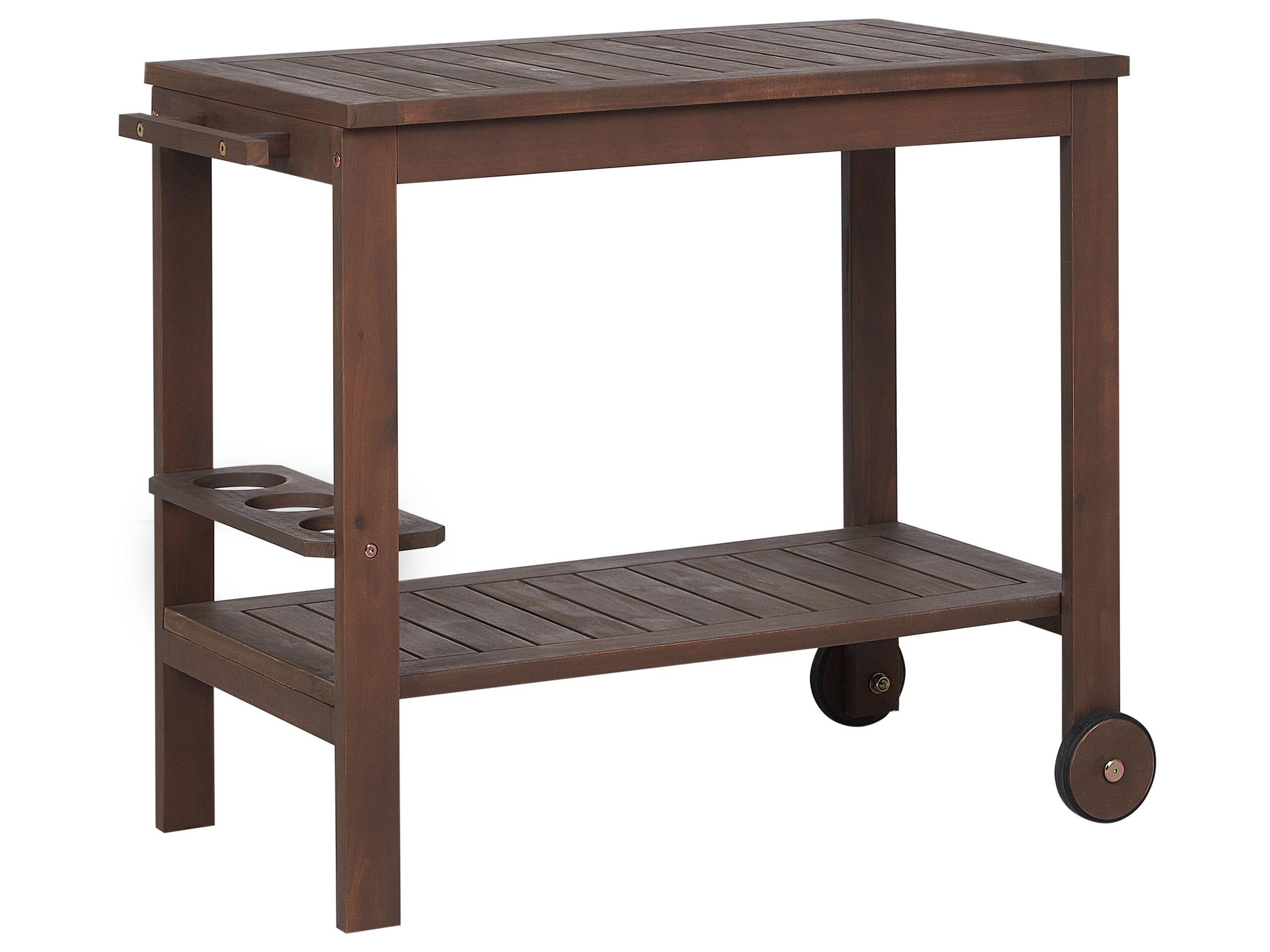 Image of Servierwagen aus Akazienholz Modern SASSARI Servierwagen aus Akazienholz Modern SASSARI