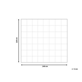 Beliani Couette double épaisseur toutes saisons en Coton ciré SERRATO  
