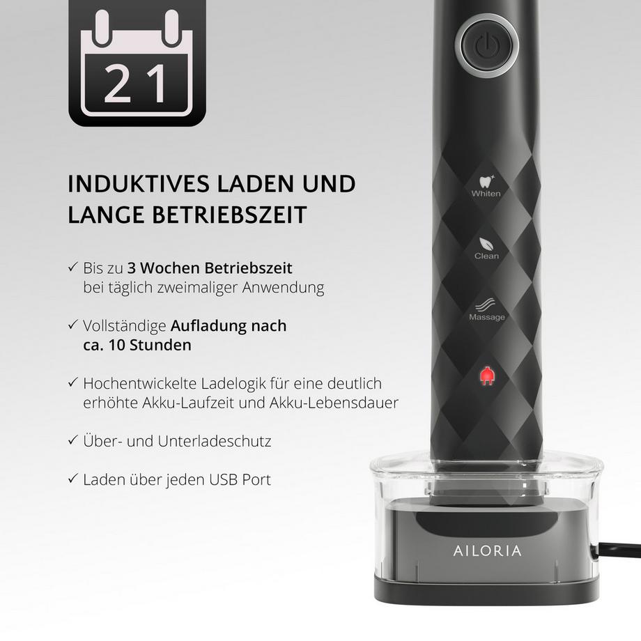 AILORIA SHINE BRIGHT Spazzolino sonico USB  