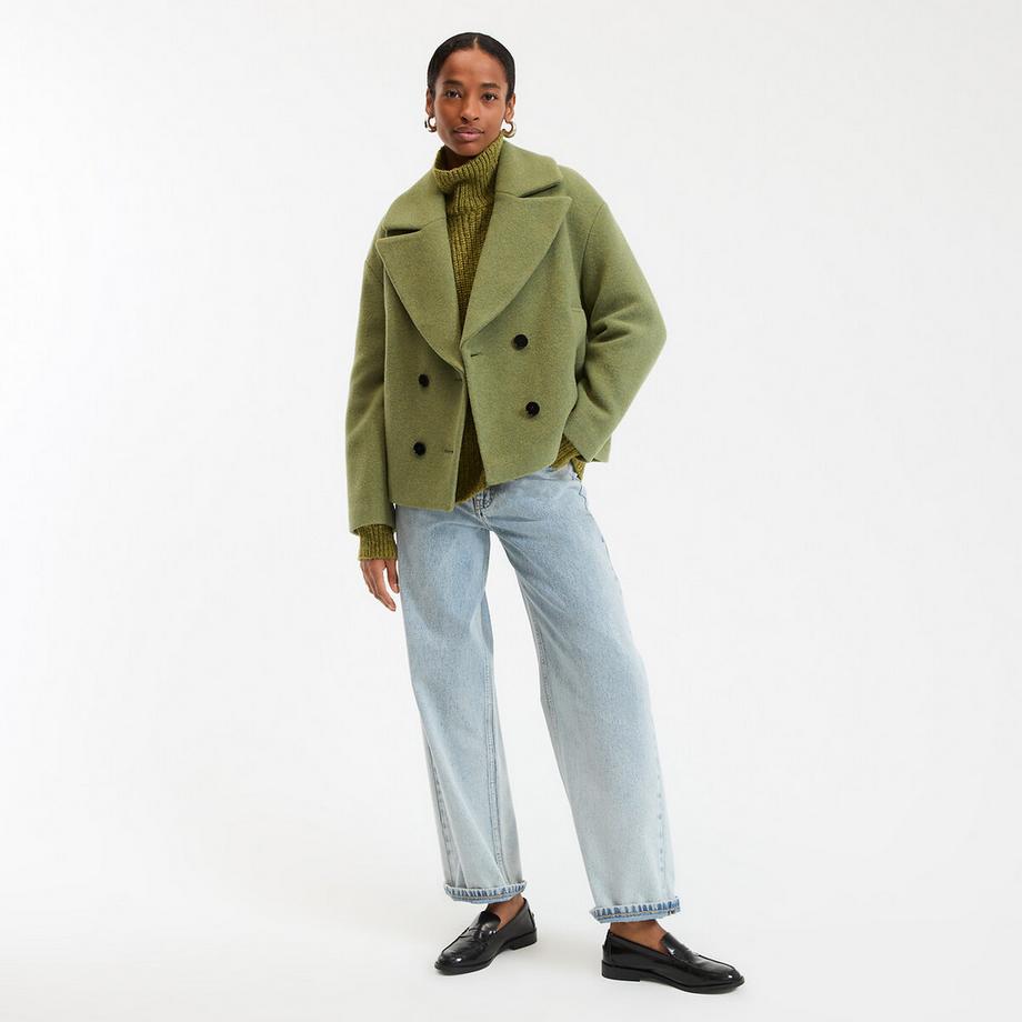 La Redoute Collections Cappotto corto doppiopetto Winterwarme  