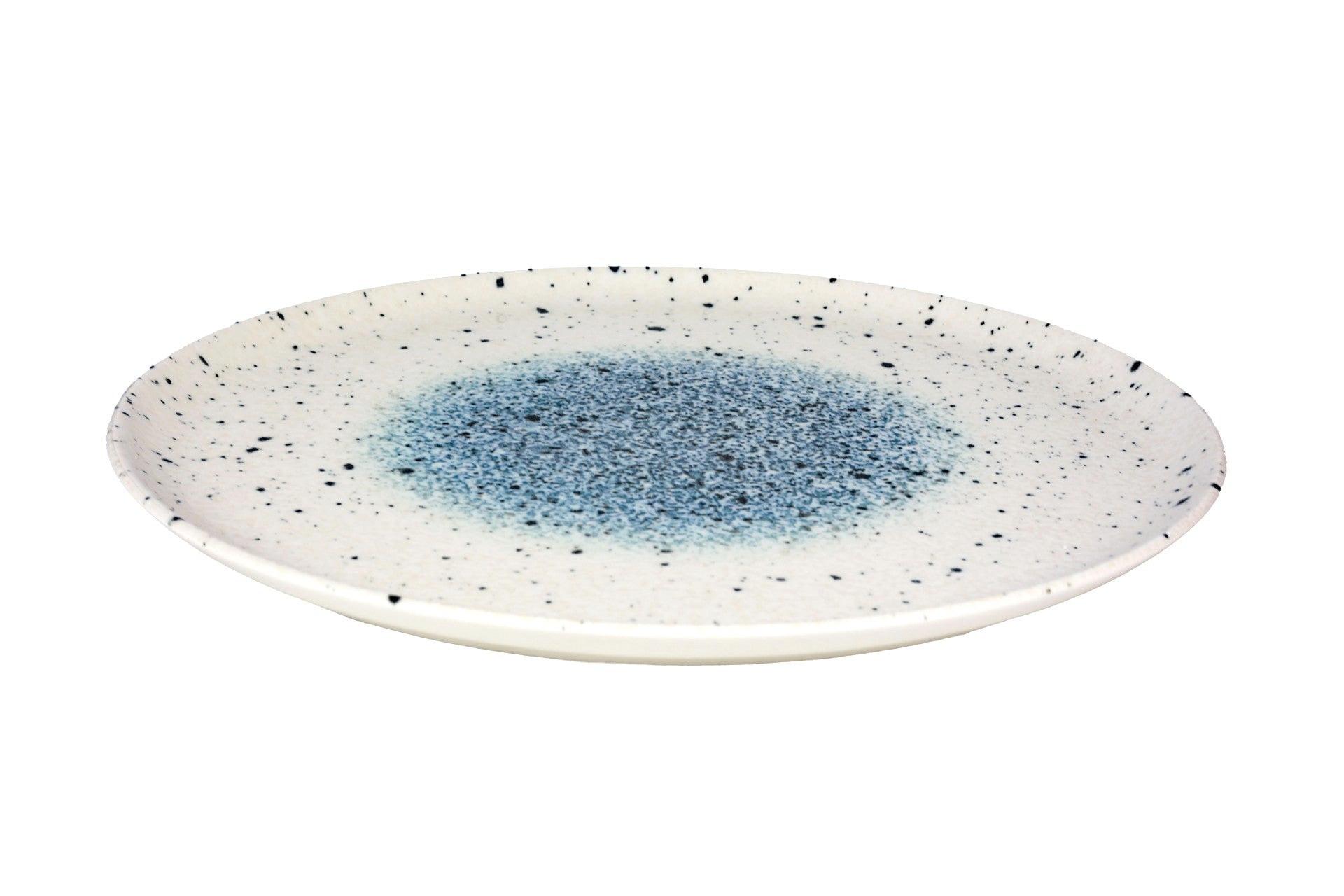 Rinart Assiette à Pizza - Splash -  Porcelaine - lot de 2  