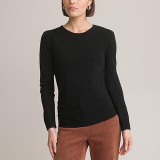 La Redoute Collections  Pull col rond en fine maille 