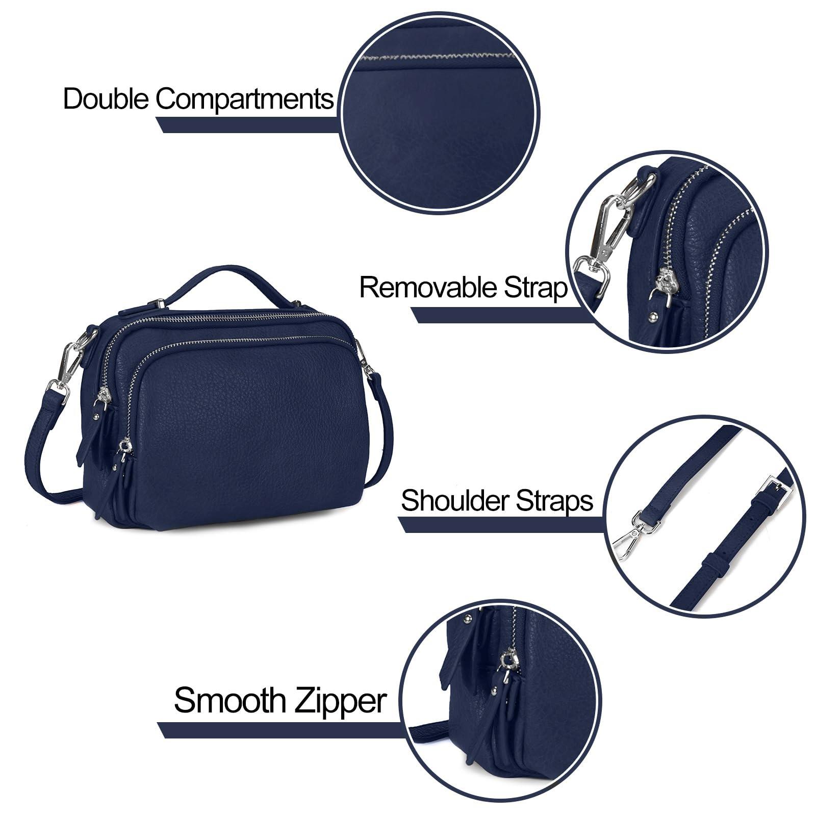 Only-bags.store Kleine Umhängetasche mit Reissverschluss  