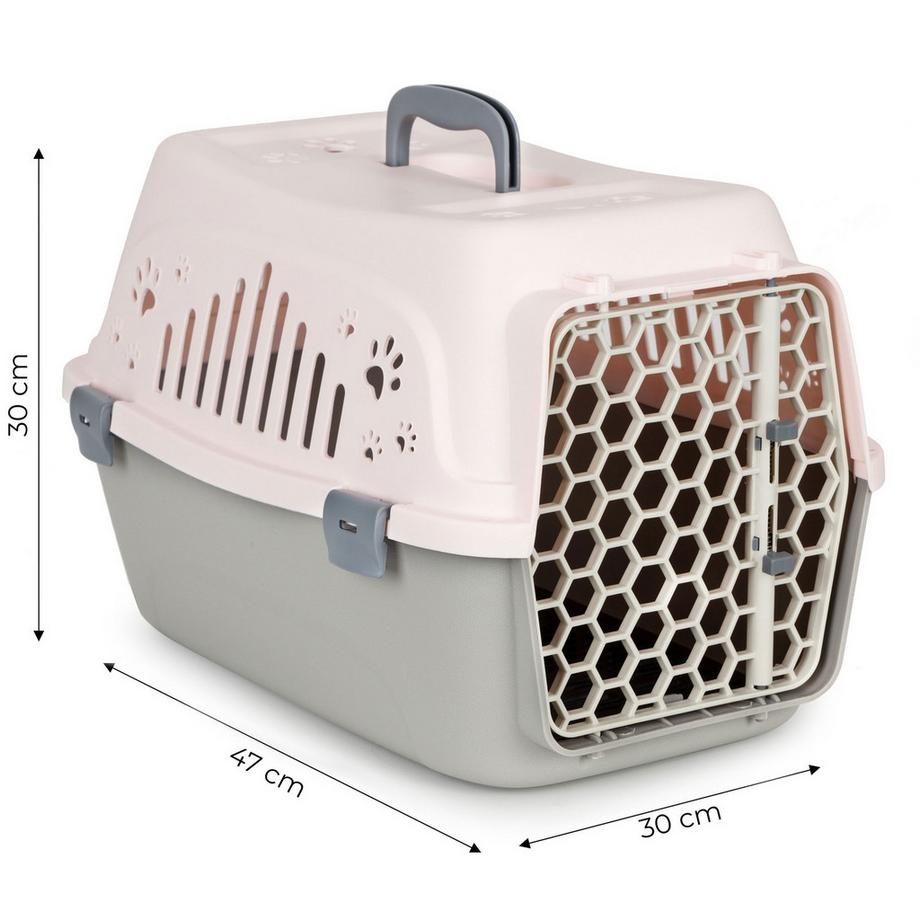 B2X  Grande cage de transport pour animaux de compagnie, chats et chiens 