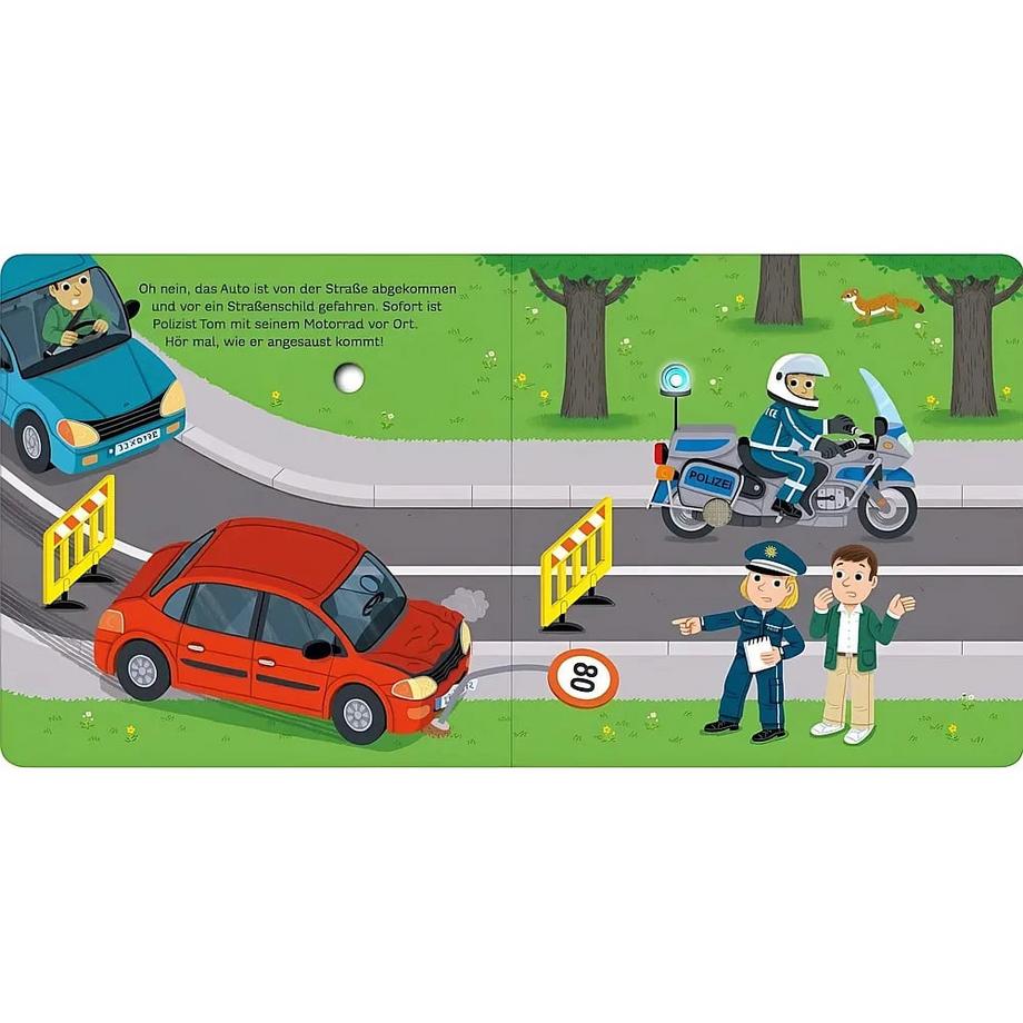 Mein blinkendes Soundbuch - Im Einsatz Caillou, Pierre (Illustrationen) Gebundene Ausgabe 