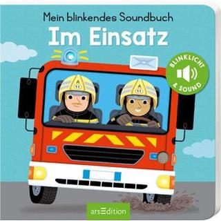 Mein blinkendes Soundbuch - Im Einsatz Caillou, Pierre (Illustrationen) Copertina rigida 