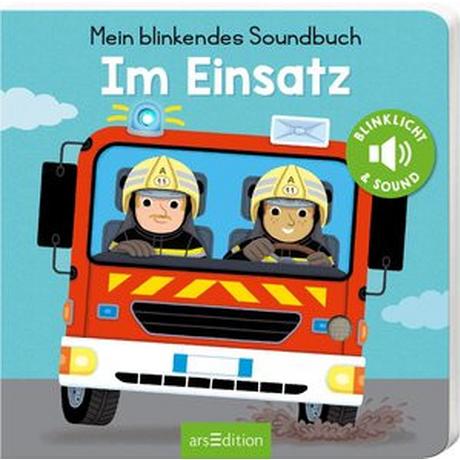 Mein blinkendes Soundbuch - Im Einsatz Caillou, Pierre (Illustrationen) Copertina rigida 