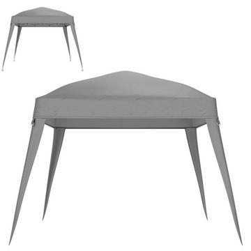 Tetto sostitutivo per gazebo 3x3 m, idrorepellente, stabile, resistente all'inverno, tetto per gazebo pieghevole, tenda per feste resistente alle tempeste, copertura sostitutiva, copertura con tetto singolo, tettoia per gazebo da giardino, grigio chiaro