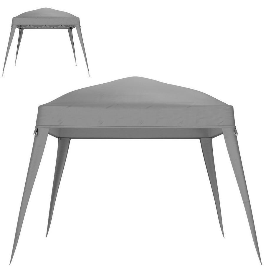 Northio Tetto sostitutivo per gazebo 3x3 m, idrorepellente, stabile, resistente all'inverno, tetto per gazebo pieghevole, tenda per feste resistente alle tempeste, copertura sostitutiva, copertura con tetto singolo, tettoia per gazebo da giardino, grigio chiaro  