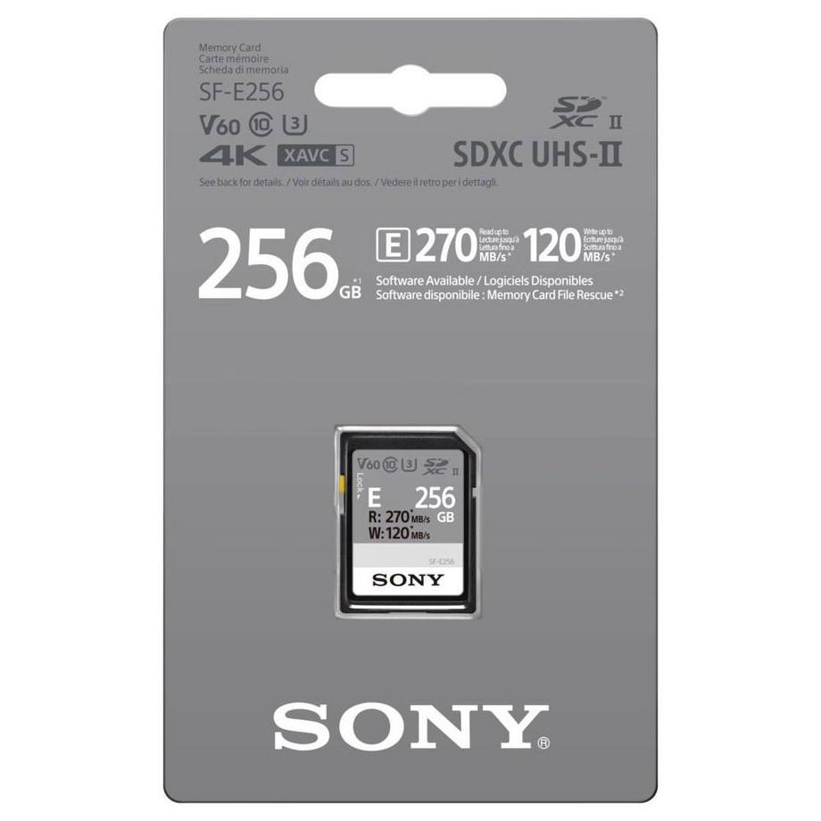 SONY  SF-E SDXC 256GB UHS-II 270MBs 