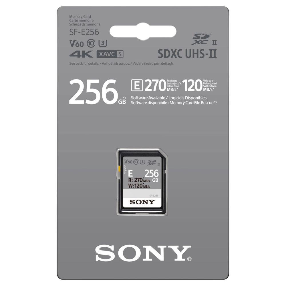 SONY  SF-E SDXC 256GB UHS-II 270MBs 