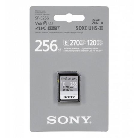 SONY  Sony SF-E256 256 GB SDXC UHS-II Classe 10 