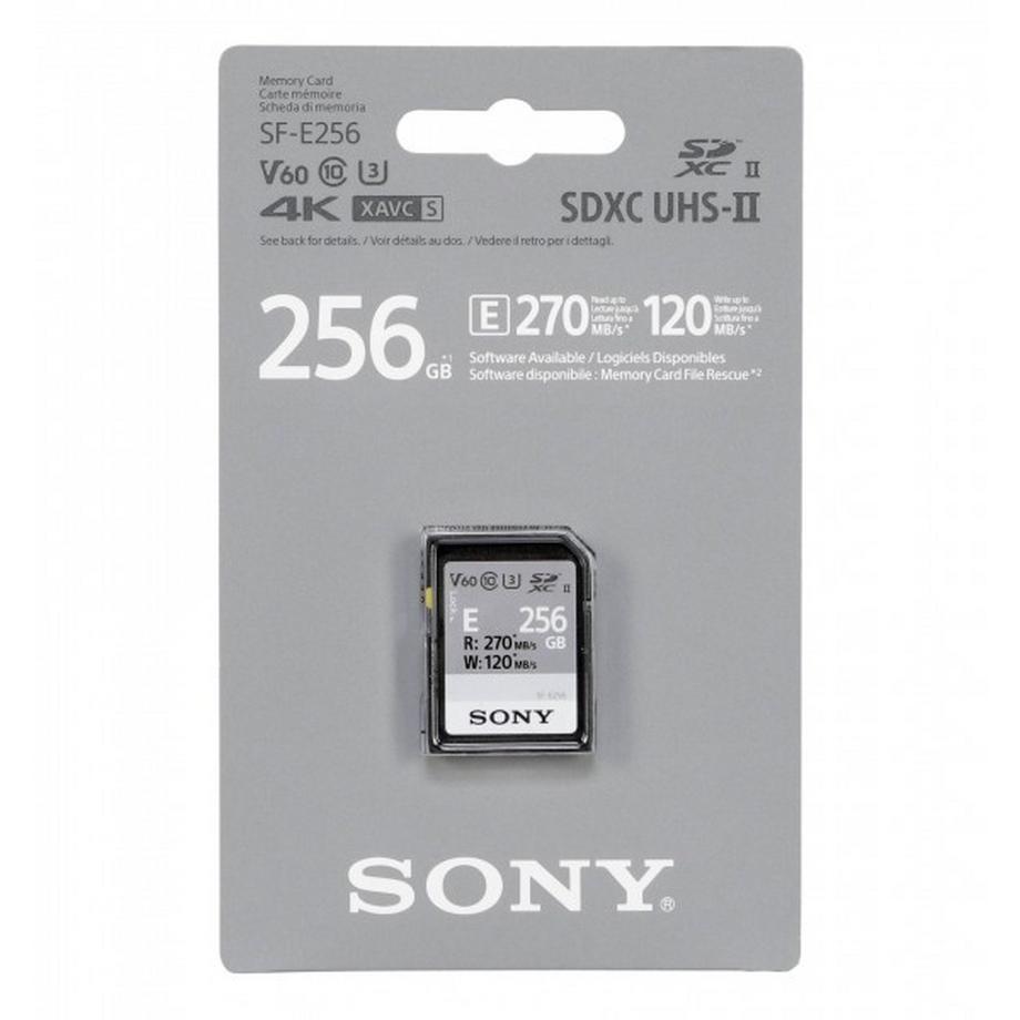 SF-E SDXC 256GB UHS-II 270MBs