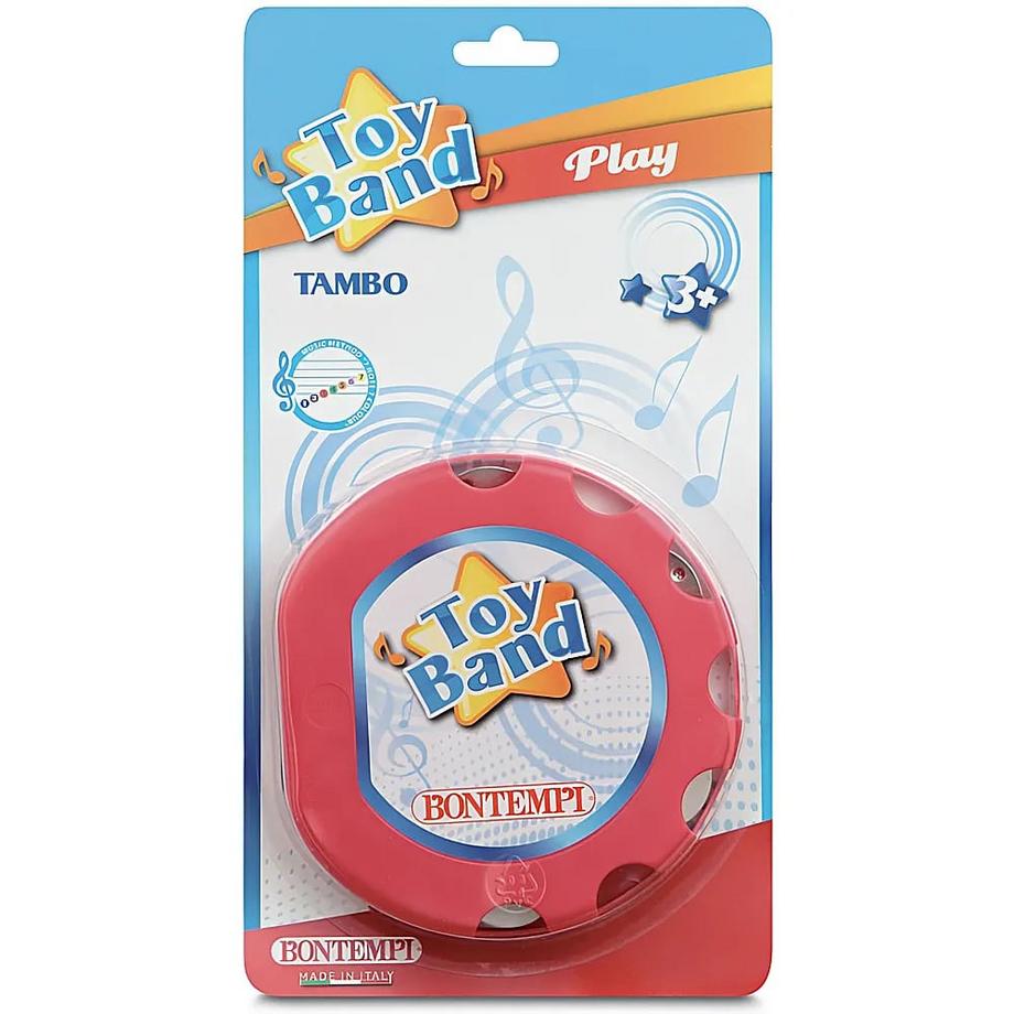 BONTEMPI  Tamburin mit Schellen 