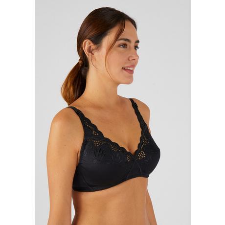 Damart  Soutien-gorge croisé sans armatures, grand maintien. 